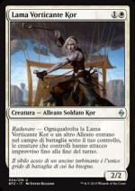 Lama Vorticante Kor  Battaglia per Zendikar 4034-Wizard of the Coast- nuvolosofumetti.