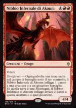 Nibbio Infernale di Akoum  Battaglia per Zendikar 4139-Wizard of the Coast- nuvolosofumetti.