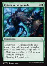 Ritirata verso Kazandu  Battaglia per Zendikar 4186-Wizard of the Coast- nuvolosofumetti.