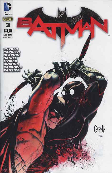BATMAN serie new 52 3-LION- nuvolosofumetti.