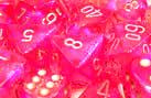 Dadi set da 7 in box Signature (in box trasparente) (in box trasparente)-CHESSEX- nuvolosofumetti.