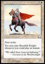 Cavaliere di Benalia  CAVALCAVENTO 3007-Wizard of the Coast- nuvolosofumetti.