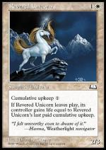 Unicorno Venerato  CAVALCAVENTO 3029-Wizard of the Coast- nuvolosofumetti.
