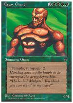 Craw Giant  CHRONICLES 4062-Wizard of the Coast- nuvolosofumetti.
