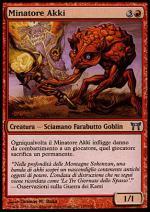 Minatore Akki  CAMPIONI DI KAMIGAWA 155-Wizard of the Coast- nuvolosofumetti.