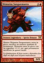 Shimatsu Sanguemanto  CAMPIONI DI KAMIGAWA 186-Wizard of the Coast- nuvolosofumetti.