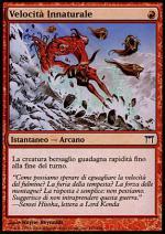 Velocita' Innaturale foil  CAMPIONI DI KAMIGAWA 336-Wizard of the Coast- nuvolosofumetti.