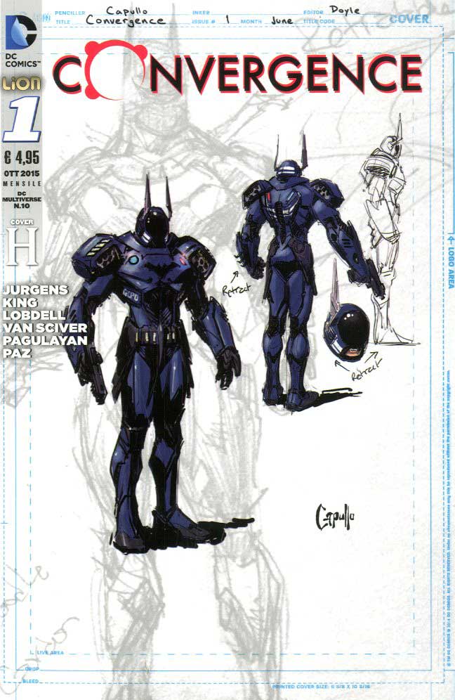 CONVENGERCE variant H 1-LION- nuvolosofumetti.