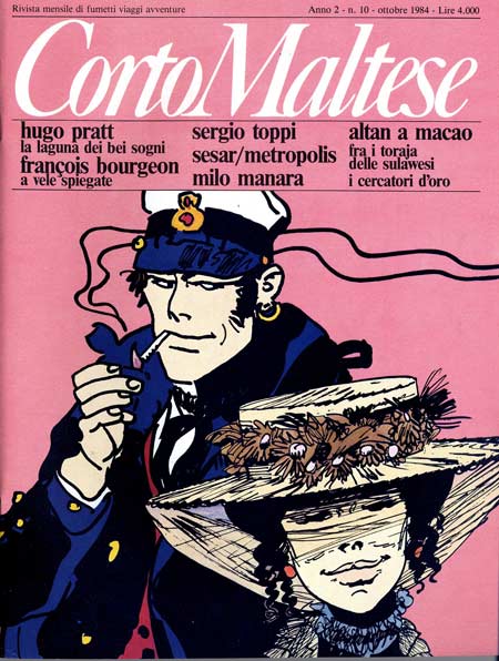 CORTO MALTESE 1984 10, Rizzoli, nuvolosofumetti,