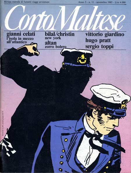 CORTO MALTESE 1985 11, Rizzoli, nuvolosofumetti,