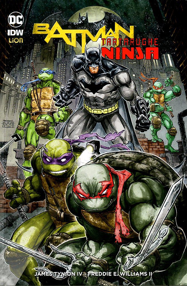 BATMAN/TARTARUGHE NINJA, LION, nuvolosofumetti,