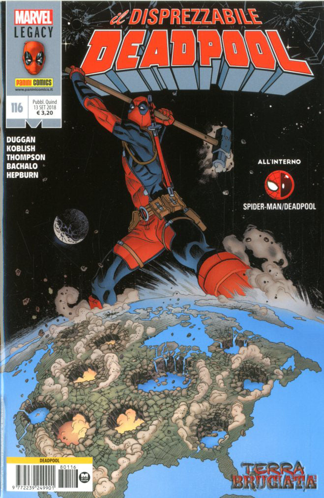 Deadpool serie 116-PANINI COMICS- nuvolosofumetti.