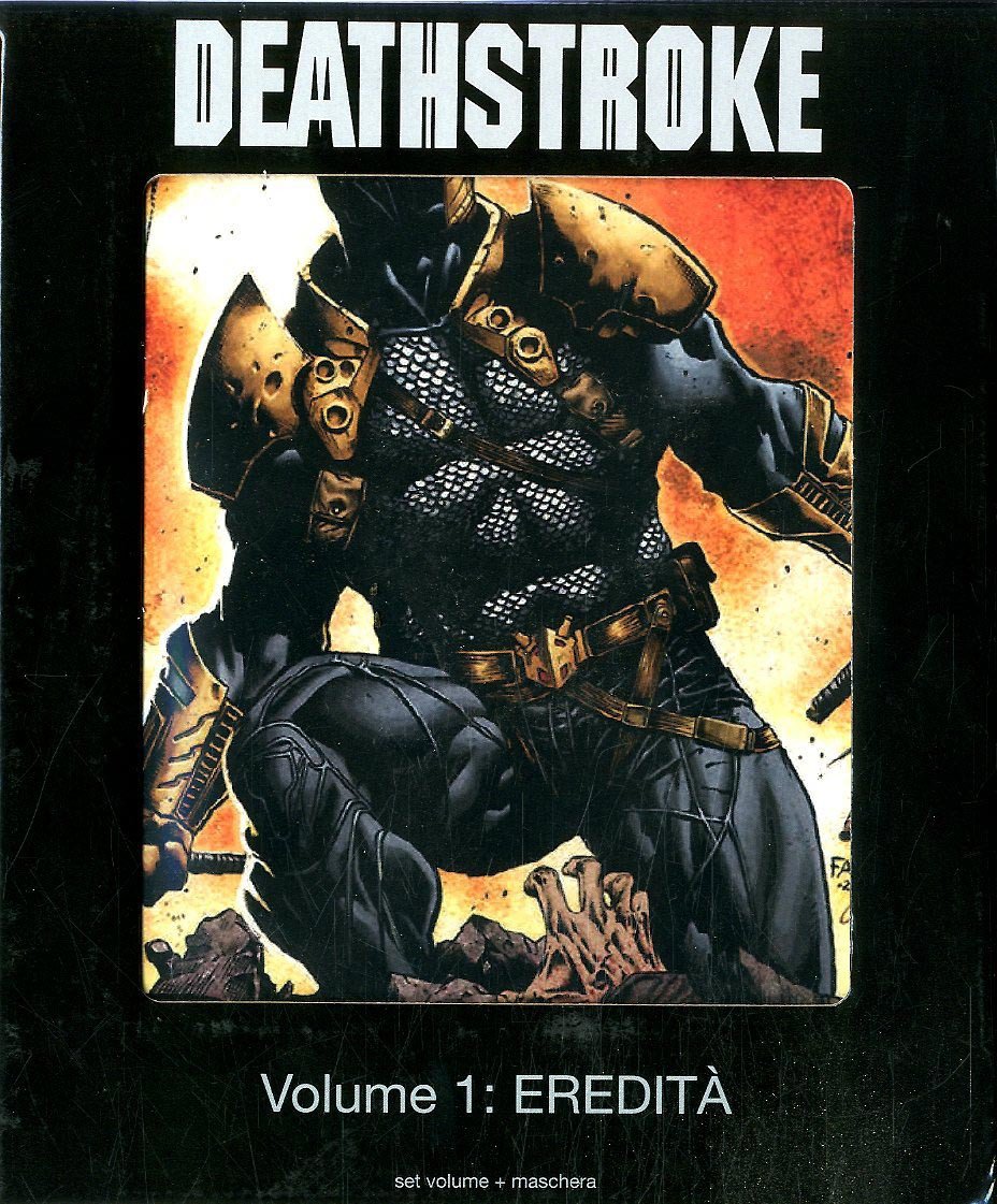 DEATHSTROKE # 1 variant limited EREDITà con maschera-LION- nuvolosofumetti.