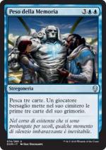Peso della Memoria  Dominaria 6074-Wizard of The Coast- nuvolosofumetti.