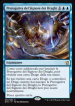 Prerogativa del Signore dei Draghi  Draghi di Tarkir 4052-Wizard of the Coast- nuvolosofumetti.