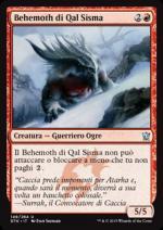 Behemoth di Qal Sisma  Draghi di Tarkir 4149-Wizard of the Coast- nuvolosofumetti.
