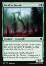 Conifera Errante foil  Draghi di Tarkir 4270-Wizard of the Coast- nuvolosofumetti.