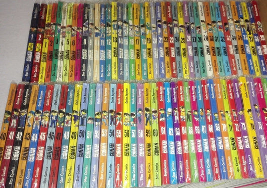 Detective Conan edizione Star Comics prima stampa nn. 1/75 + nn. 1/4 speciali-COMPLETE E SEQUENZE- nuvolosofumetti.