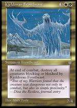Mostro di Ghiaccio di Kjeldor  ERA GLACIALE 6341-Wizard of the Coast- nuvolosofumetti.