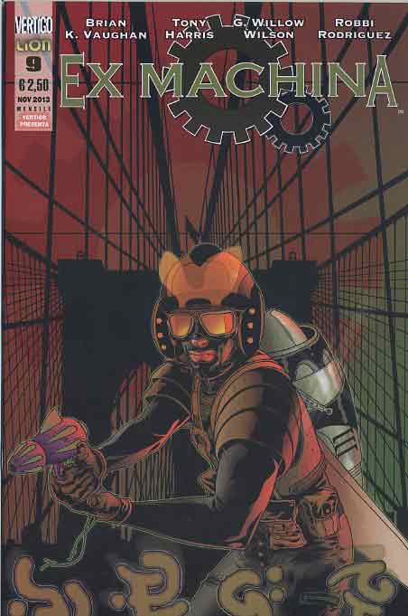 ex-machina -prima serie 9-LION- nuvolosofumetti.