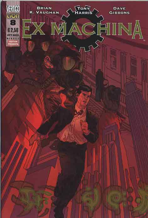 ex-machina -prima serie 8-LION- nuvolosofumetti.