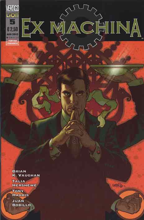 ex-machina -prima serie 5-LION- nuvolosofumetti.