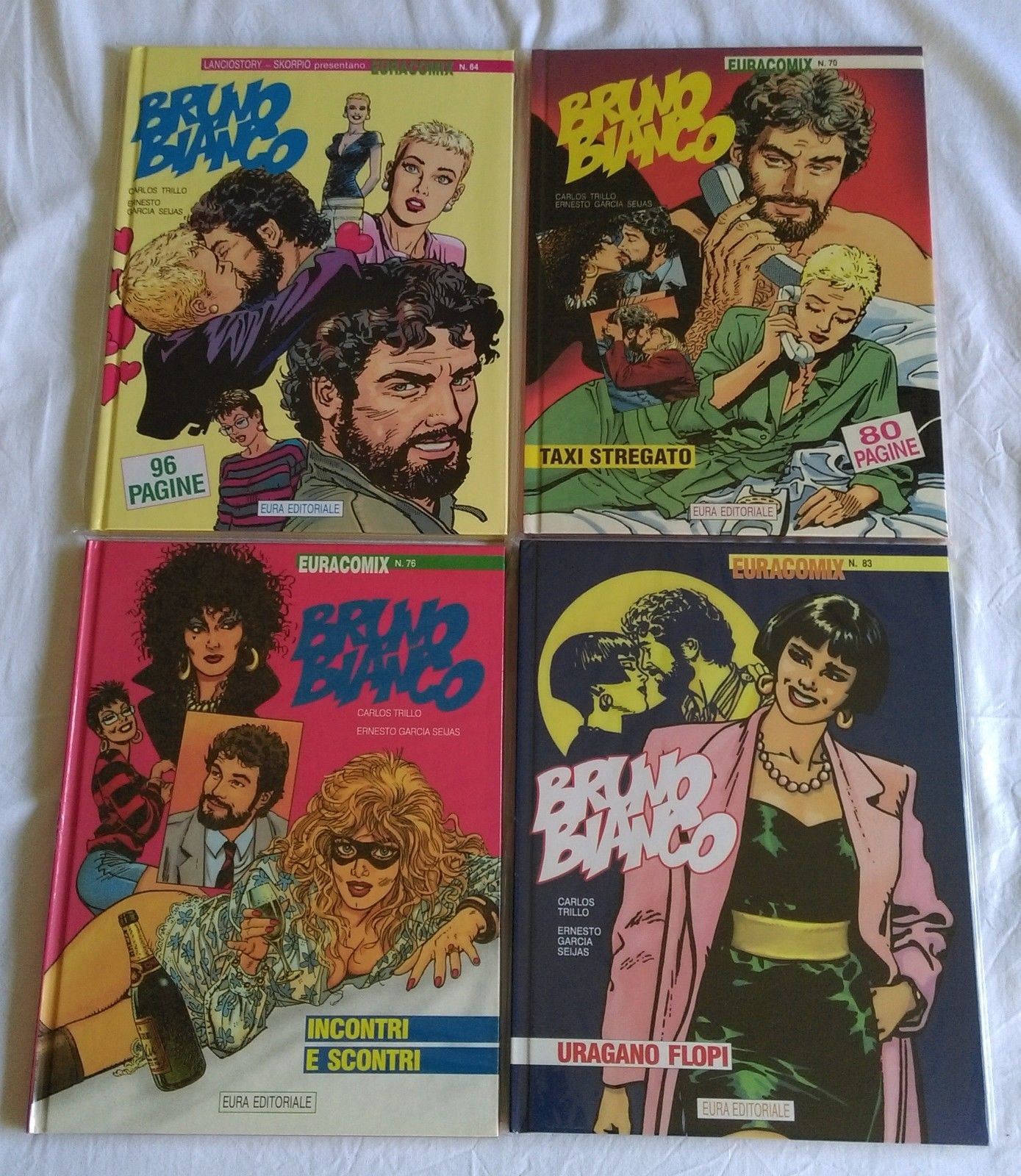 Bruno Bianco - Volumi dal n 1 al n. 4 -Serie Completa - Euracomix-COMPLETE E SEQUENZE- nuvolosofumetti.