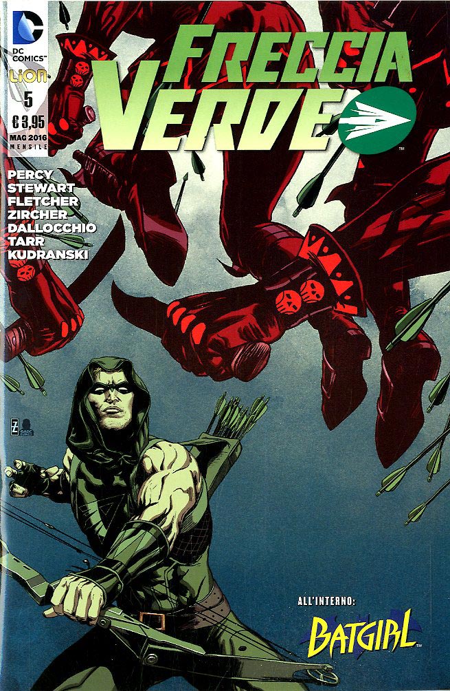 FRECCIA VERDE new 52 5-LION- nuvolosofumetti.