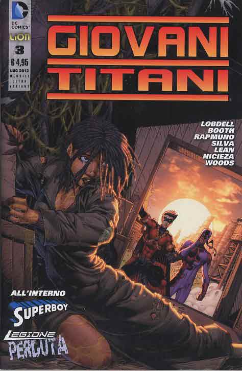 giovani titani serie 2012 ultra variant 3-LION- nuvolosofumetti.