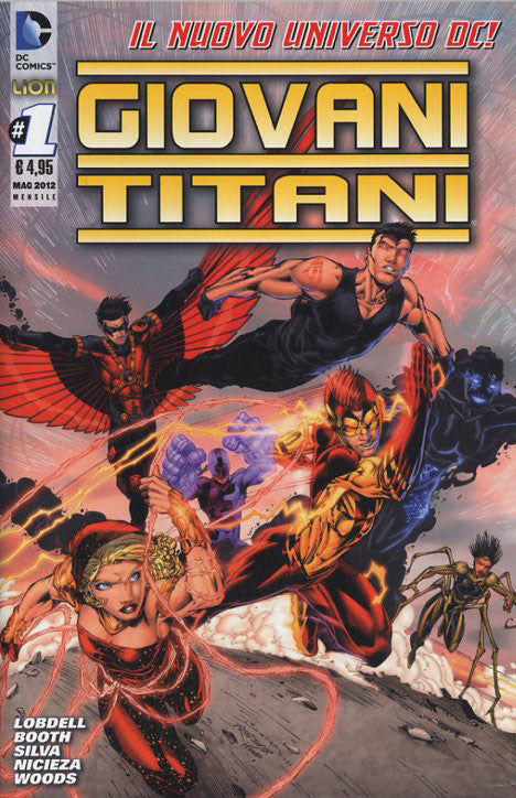 GIOVANI TITANI new 52 1, LION, nuvolosofumetti,