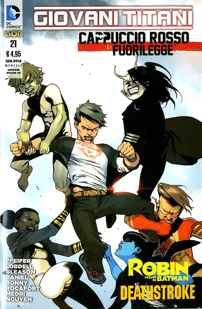 GIOVANI TITANI new 52 45-LION- nuvolosofumetti.