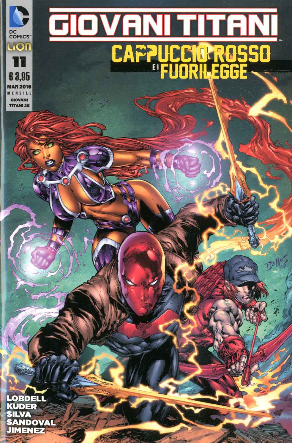 GIOVANI TITANI new 52 35-LION- nuvolosofumetti.