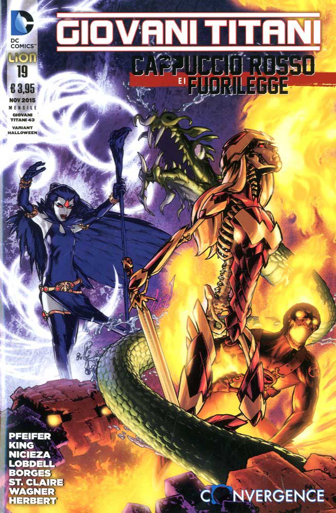 GIOVANI TITANI new 52 ristampa 43-LION- nuvolosofumetti.