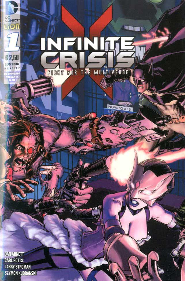 INFINITE CRISIS FIGHT FOR THE MULTIVERSE # 1 1-LION- nuvolosofumetti.