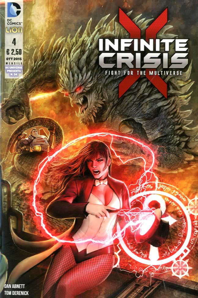 INFINITE CRISIS FIGHT FOR THE MULTIVERSE # 4 4-LION- nuvolosofumetti.