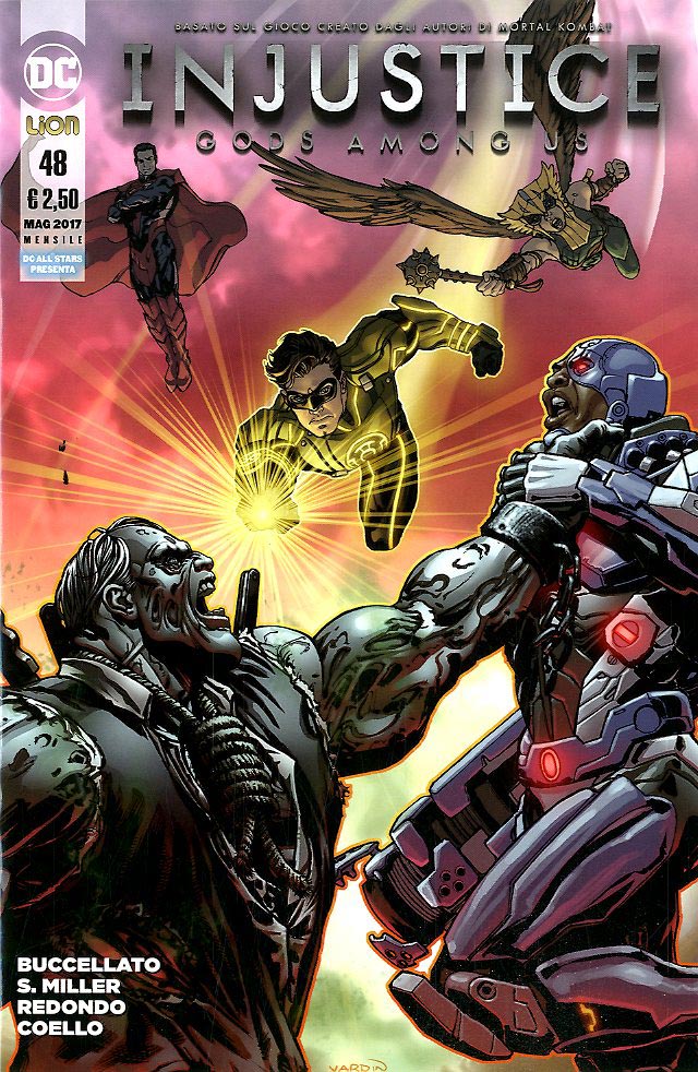 Injustice God among us serie 48, LION, nuvolosofumetti,