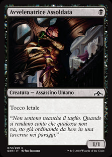 Avvelenatrice Assoldata Gilde di Ravnica 72-Wizard of The Coast- nuvolosofumetti.