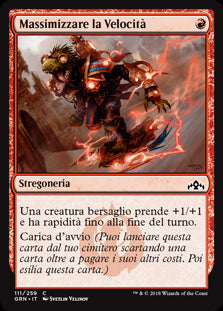 Massimizzare la Velocità  Gilde di Ravnica 111-Wizard of The Coast- nuvolosofumetti.