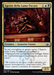 Agente della Lama Oscura  Gilde di Ravnica 164-Wizard of The Coast- nuvolosofumetti.