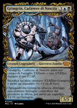 GRIMGRIN, CADAVERE DI NASCITA (V.1) Avanzata delle macchine Multiverso 41