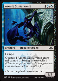 Agente Sussurrante  Gilde di Ravnica 220-Wizard of The Coast- nuvolosofumetti.