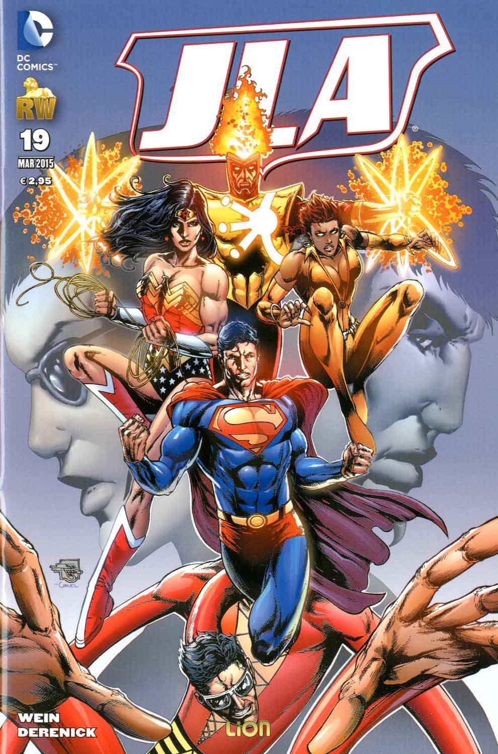 JLA # 19 (collegamento serie planeta) ultimo numero 19-LION- nuvolosofumetti.