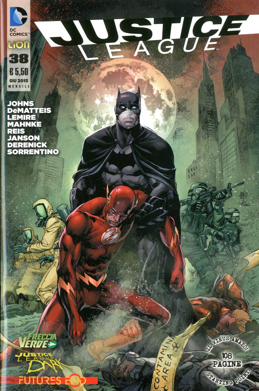 JUSTICE LEAGUE serie 2012 38-LION- nuvolosofumetti.