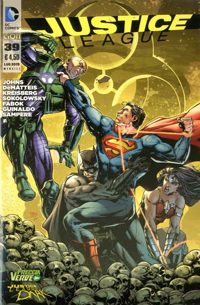 JUSTICE LEAGUE serie 2012 39-LION- nuvolosofumetti.