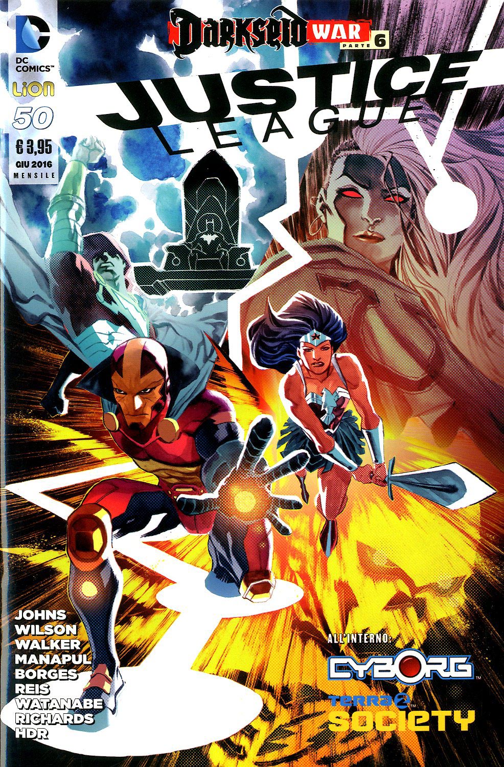 JUSTICE LEAGUE serie 2012 50-LION- nuvolosofumetti.