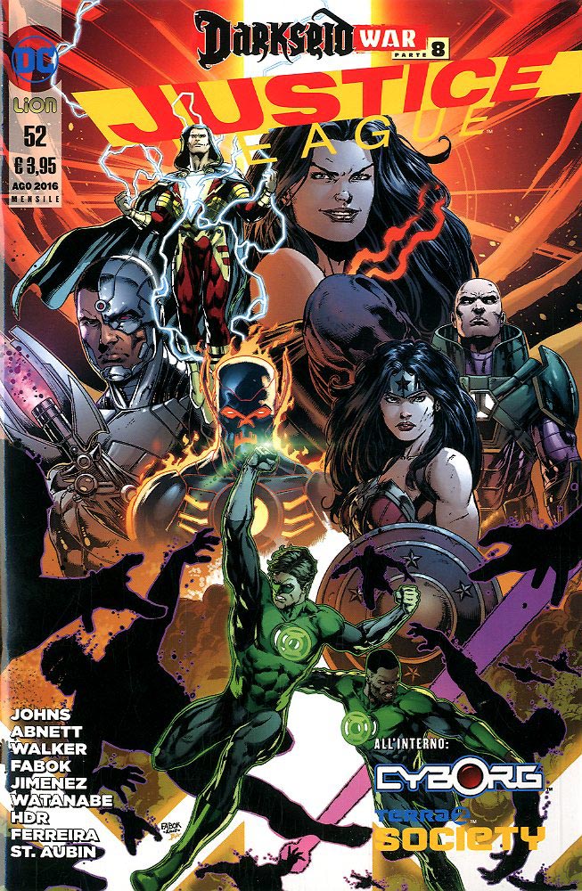 JUSTICE LEAGUE serie 2012 52-LION- nuvolosofumetti.