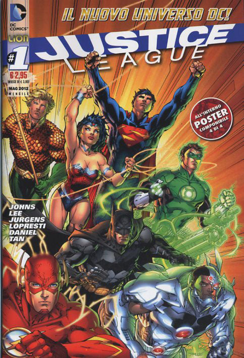 JUSTICE LEAGUE serie 2012 1-LION- nuvolosofumetti.