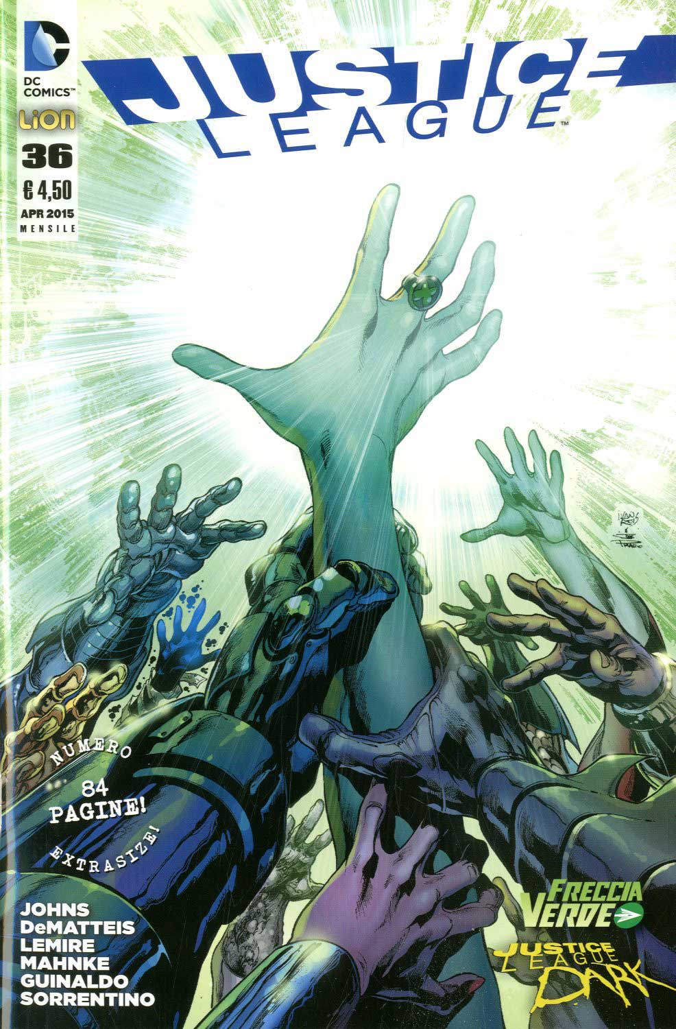 JUSTICE LEAGUE serie 2012 36-LION- nuvolosofumetti.