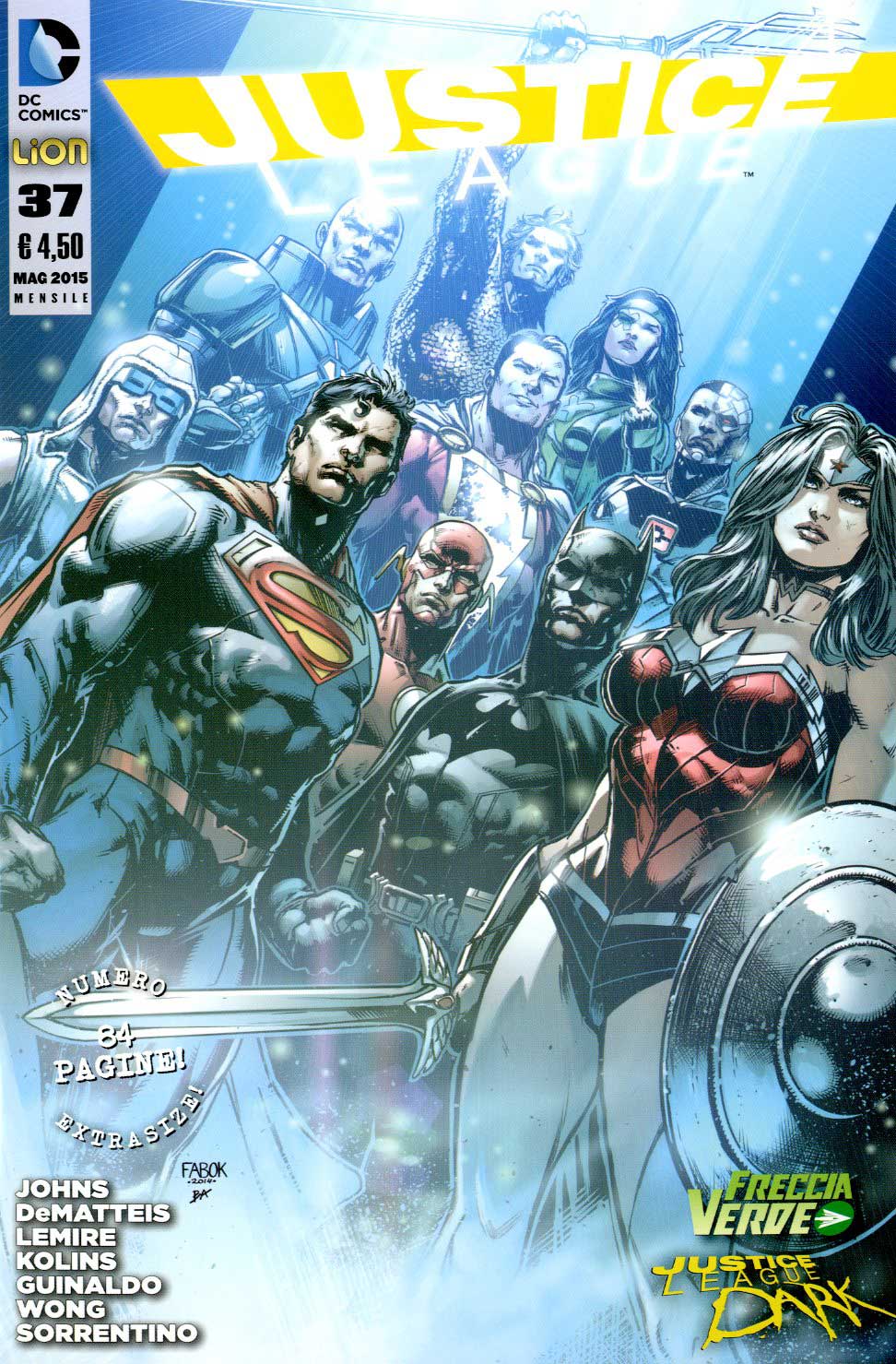 JUSTICE LEAGUE serie 2012 37-LION- nuvolosofumetti.