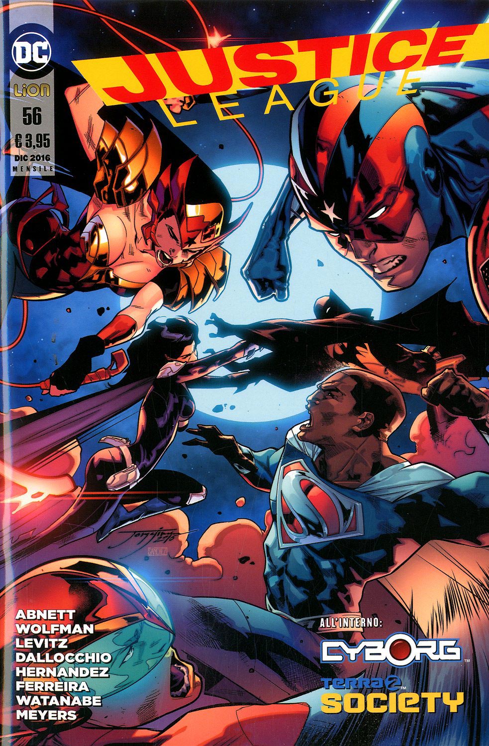 JUSTICE LEAGUE serie 2012 56-LION- nuvolosofumetti.